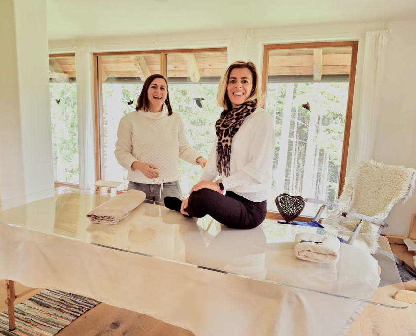 Therapiealm Pop Up Glashütten_Julia Holzer und Birgit Bresnik